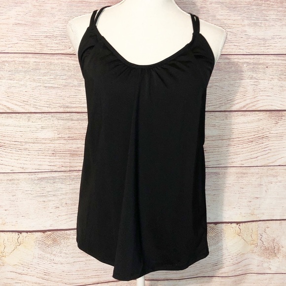 ATHLETA Hang Loose Tankini Swimsuit Top  Size M - Picture 1 of 9